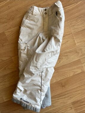 Columbia Bugaboo Kid’s Cream Ski Snow Pants Sz XS